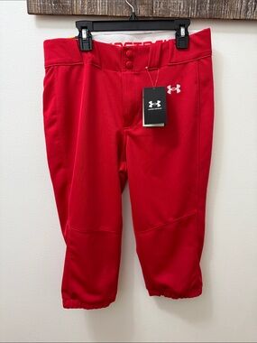 Under Armour women  Red Athletic softball pants